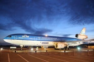 KLM-Abschiedsflug mit der MD-11