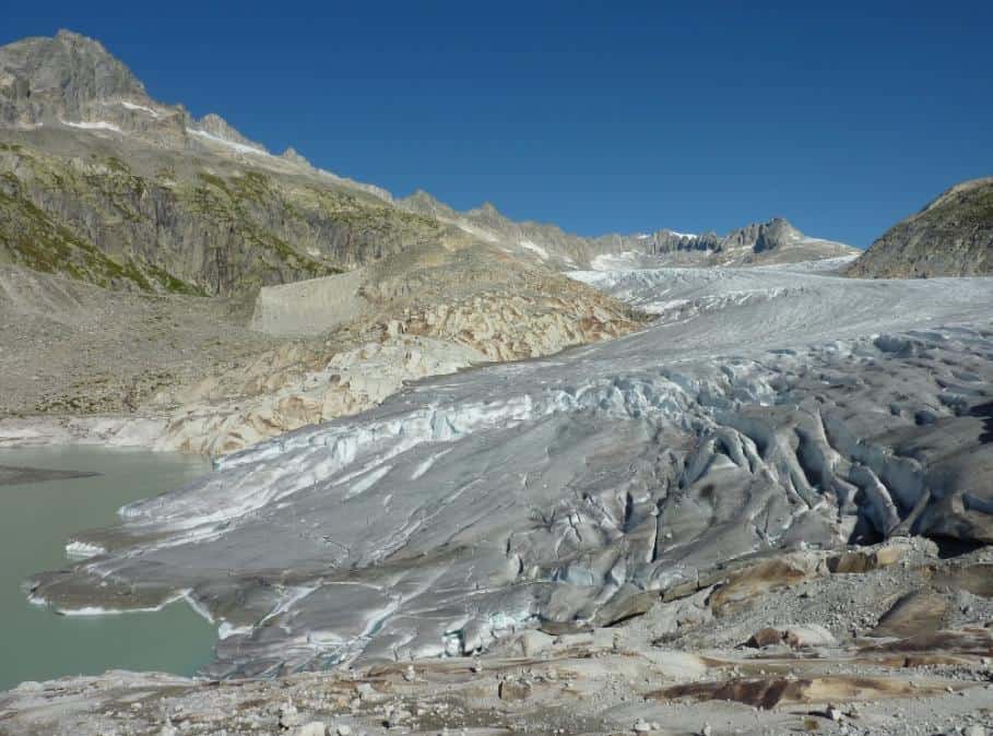 Der Rhone-Gletscher