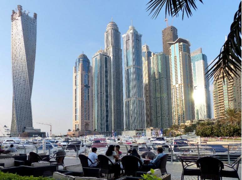 Dubai Marina: Die Skyline von Manhattan diente als Vorbild.