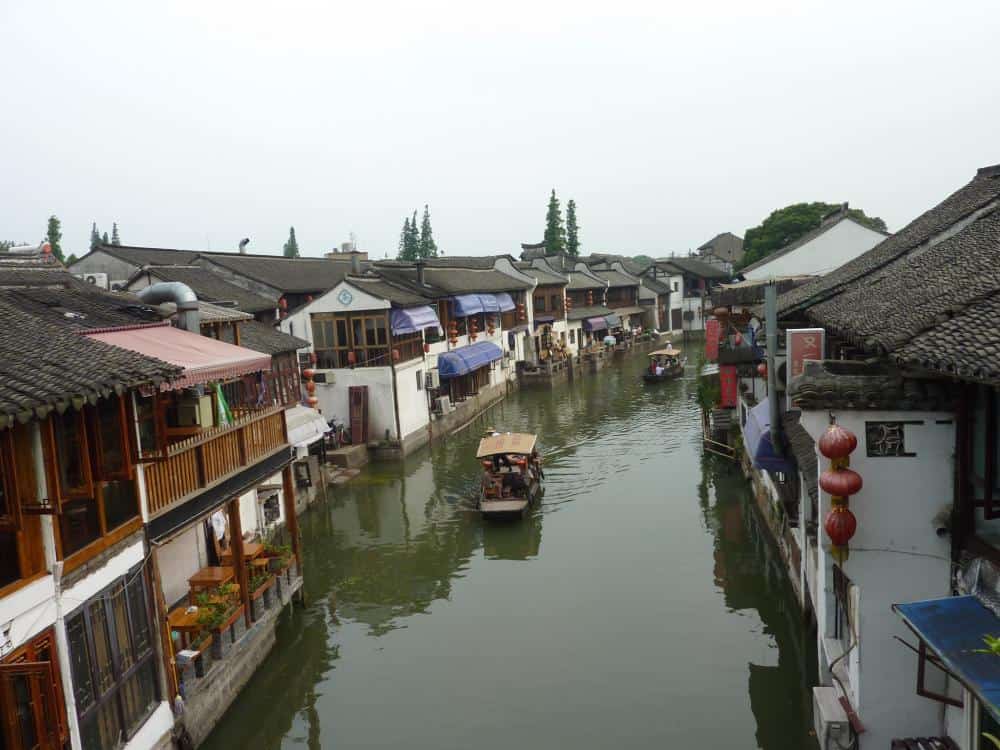 In der Wasserstadt Zhujiajiao