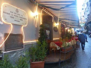 Geburtsort der Pizza in Neapel 