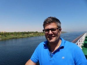 Phönix-Manager Kai Krämer auf dem Nil