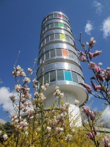 Frühling am Friedenswarte-Aussichtsturm