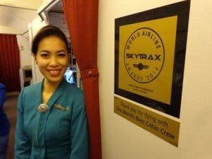 2014 erhielt die Airline eine der begehrtesten Skytrax-Auszeichnungen