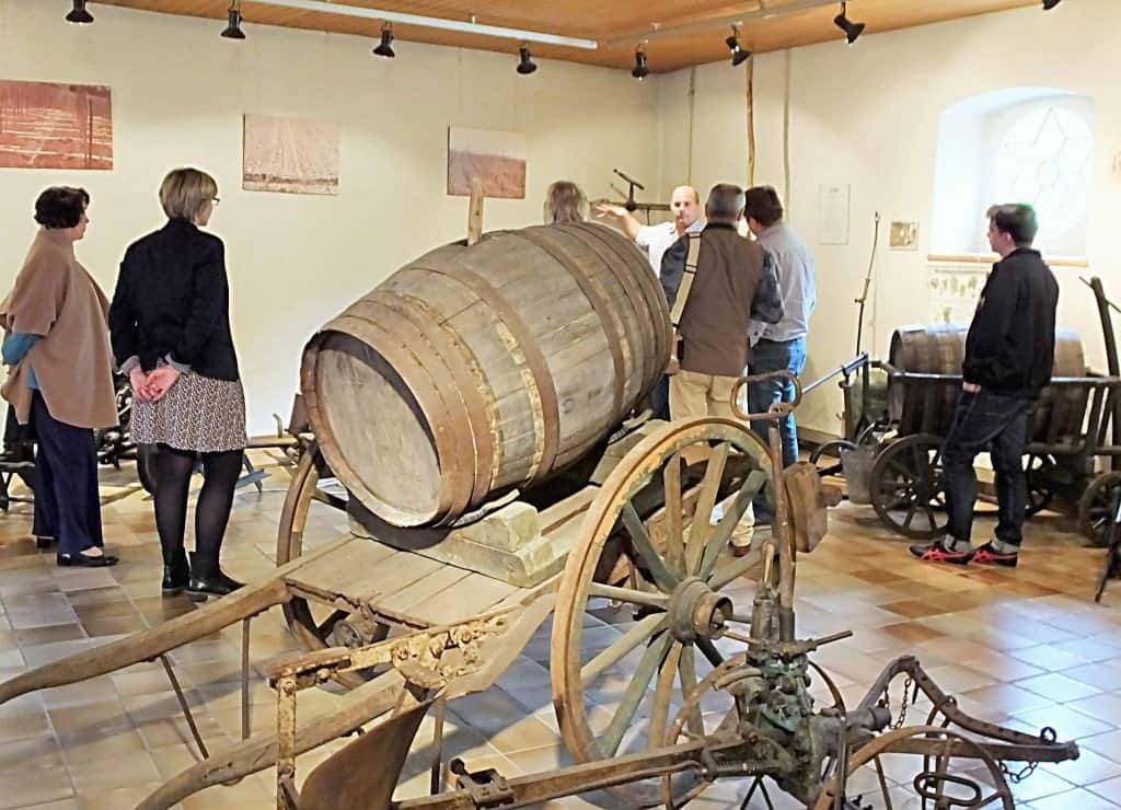 Die informativen Führungen im Weinbaumuseum von Ehnen sind stets gut besucht - sowohl von Einzeltouristen als auch von Reisegruppen