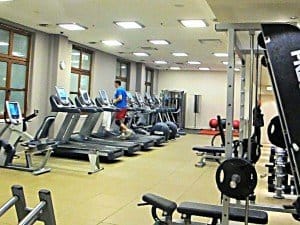 Fitnesscenter mit modernsten Geräten
