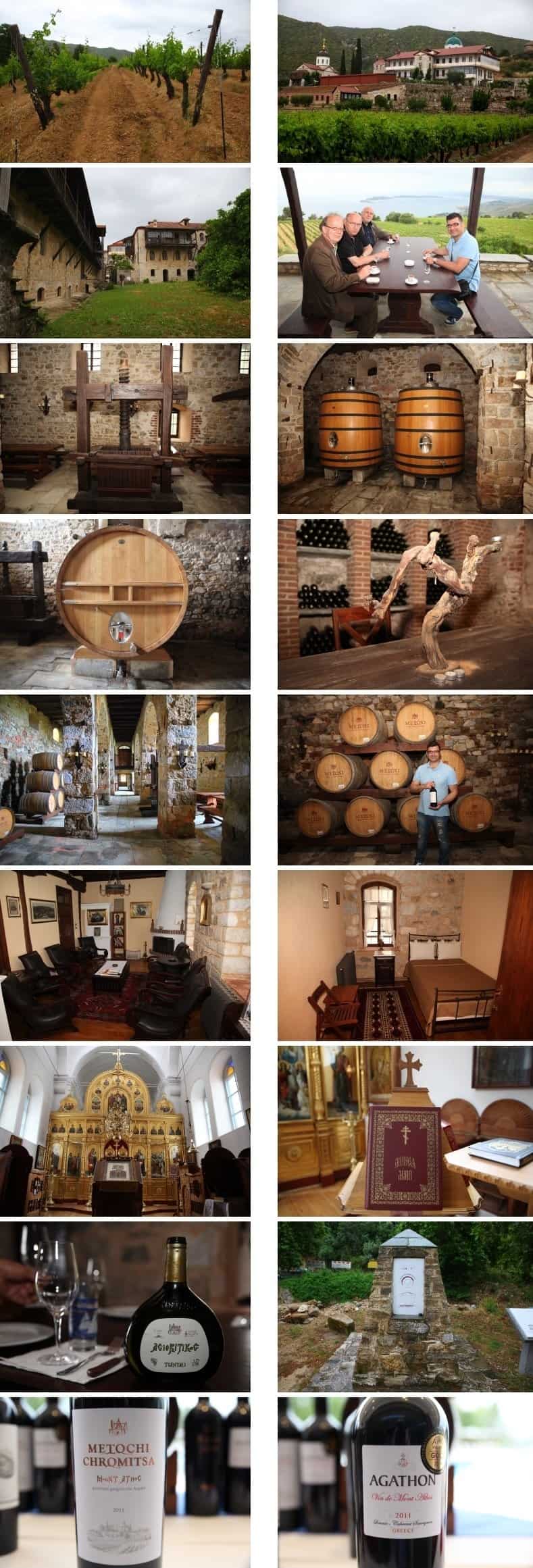 Weinproduktion Mount Athos Foto: Matthias Dikert