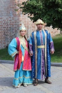 Typische tatarische Nationaltracht
