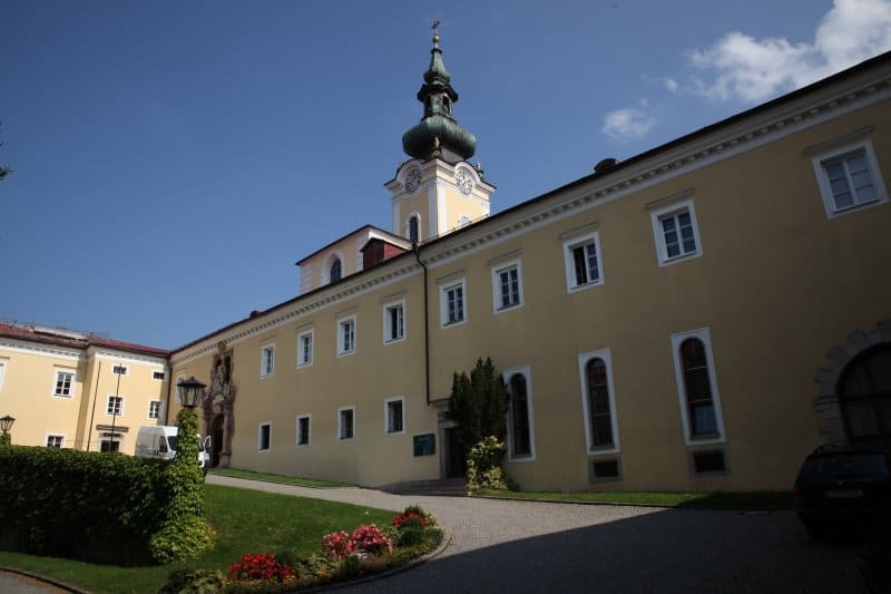 Die Stiftskirche im Kloster Aigen-Schlägel.
