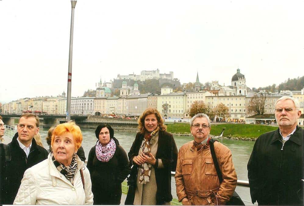 Während eines Stadtrundgangs konnten die Medienvertreter die viertgrößte Stadt Österreichs kennenlernen