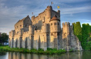 Die Burg Gravensteen in Gent
