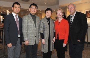 China Round Table: Liu Guosheng, Chen Ping, Li Yaying, Margrit Manz, Hans-Peter Gaul (v. l.)